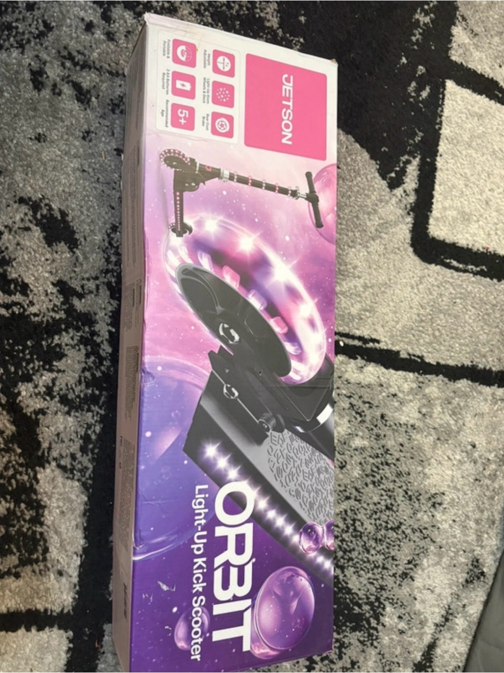 Orbit Light-Up Kick Scooter - Pink/Purple